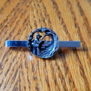 Vintage Engraved Tie Clip
